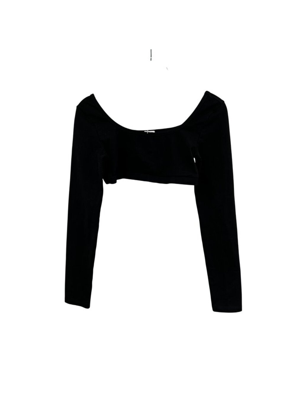Garage Womens Crop Top Long Sleeve Black Size Medium